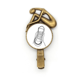 thumbnail image 1 of Zapatos blancos de lona ilustración pintada a mano Broche broche broche broche Metal retro, 1 of 3