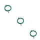 thumbnail image 2 of Kearding Cadena de teléfono móvil Hombres Mujeres Universal Anti-lost Ring Lanyard Green Type1 NO1, 2 of 6