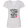 thumbnail image 3 of Inktastic Best Friends Forever Never Apart, Maybe in Distance Women's V-Neck T-Shirt, 3 of 5