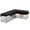 Cat Tunnel Black, variant on Aivituvin Cat Tunnel with Extendable Design 90.6" L, Metal Wire Outdoor Cat Enclosure with Weatherproof Fabric Cover, Connecting Inside and Outside, for Deck Patios, Balconies