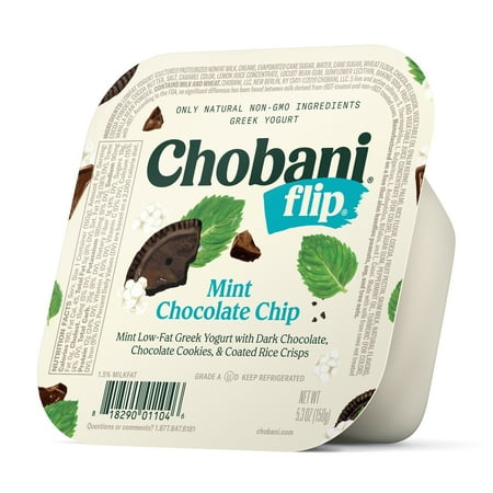 Chobani Flip Mint Chocolate Chip Low Fat Greek Yogurt - 4.5oz