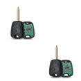 thumbnail image 1 of sweethay Llave de puerta de coche vehículo 2 botones para Control remoto controlador electrónico llaves automotriz automóvil Reemplazo para HU83 2piezas, 1 of 6