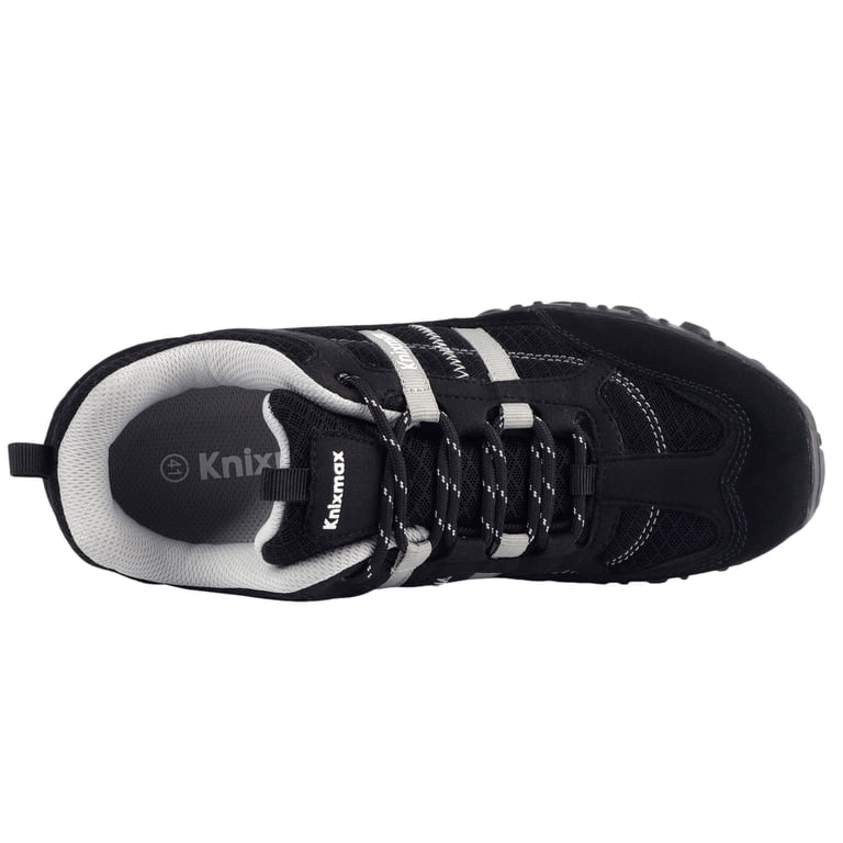 Knixmax Unisex Hiking Shoes, Black, Women 12 / Men 10  display picture 2