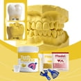 thumbnail image 4 of YFGEFTR Tooth Plaster Model Set, Helps To Complete The Tooth Model Making Clearly Presents The Outline And Basic Form for Legs Face Underarms - Home Salon Use, 4 of 8
