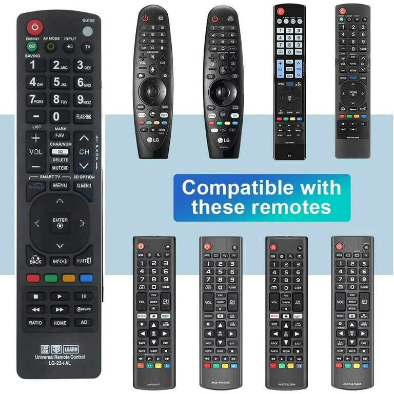Nettech New LG AKB72915239 Universal Remote Control for All