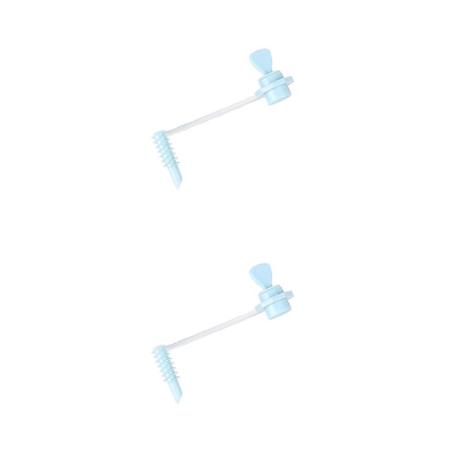 Decodeary Portable ABS Resin Fruit Vegetable Spiral Slicer Potato Radish Sharpener Kitchen Engraving Device blue 2Set