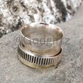 thumbnail image 6 of 925 Sterling Silver Band Ring, Handmade Spinner Band Ring, Healing Silver Ring, Worried Ring, Mediation Ring, Jewelry For Women's Gift, 6 of 7