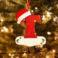 thumbnail image 5 of cbzote Letter Christmas Decorations Ornaments Set 26 Festive Home Hanging Alphabet Tree Holiday Party Supply, 5 of 6