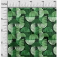 thumbnail image 2 of oneOone Rayon Green Fabric Semi Circle Sewing Craft Projects Fabric Prints By Yard 56 Inch Wide, 2 of 4