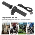 thumbnail image 3 of Electric Bike Throttle, Electric Bike Throttle Grip Sturdy Cable 1 Pair Steady Speed Control Sturdy Interface  for Installation, 3 of 7
