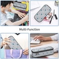 thumbnail image 6 of Uemuo Turtles And Shells Printed Large Pencil Case, Big Capacity Pencil Pouch Stationery Pen Bag, Storage High Capacity Bag Pouch Holder Box Organizer, Marker Pen Case, 6 of 9