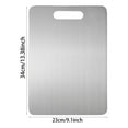 thumbnail image 2 of Large Thick 316 Stainless Steel Cutting Board for Kitchen Food Prep and Cooking, 2 of 5