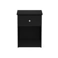 thumbnail image 4 of Mesita de noche Furinno Tidur, roble negro, paquete de 1, 4 of 6