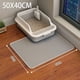 thumbnail image 4 of Alfombrilla para arena de gatos de doble capa, impermeable, a prueba de orina, fácil de limpiar, almohadilla de inodoro antideslizante, almohadilla para rascar para gatos, almohadilla grande para pata, 4 of 5