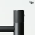 thumbnail image 6 of VIGO Apollo Button Operated Single-Hole Bathroom Vessel Faucet in Matte Black, 6 of 12