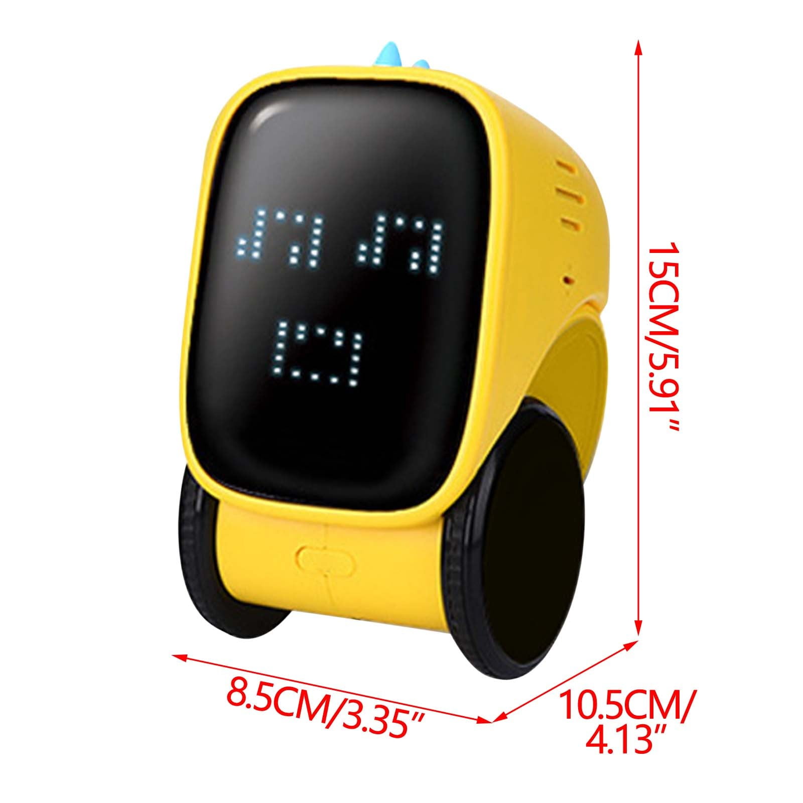 Interactive Voice Control Robot - Programmable STEM Toy with Induction Sensor for 5-8 Years and 8-12 Years, Educational Companion with Recording Function, Size 4.13x3.35x5.91 Inch