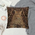 thumbnail image 2 of COMIO Leopard Print Throw Pillow Covers Home Decor Cute Cheetah Print Decorative Pillowcase Cushion Cover Soft Durable for Bed Sofa Couch,, 2 of 5