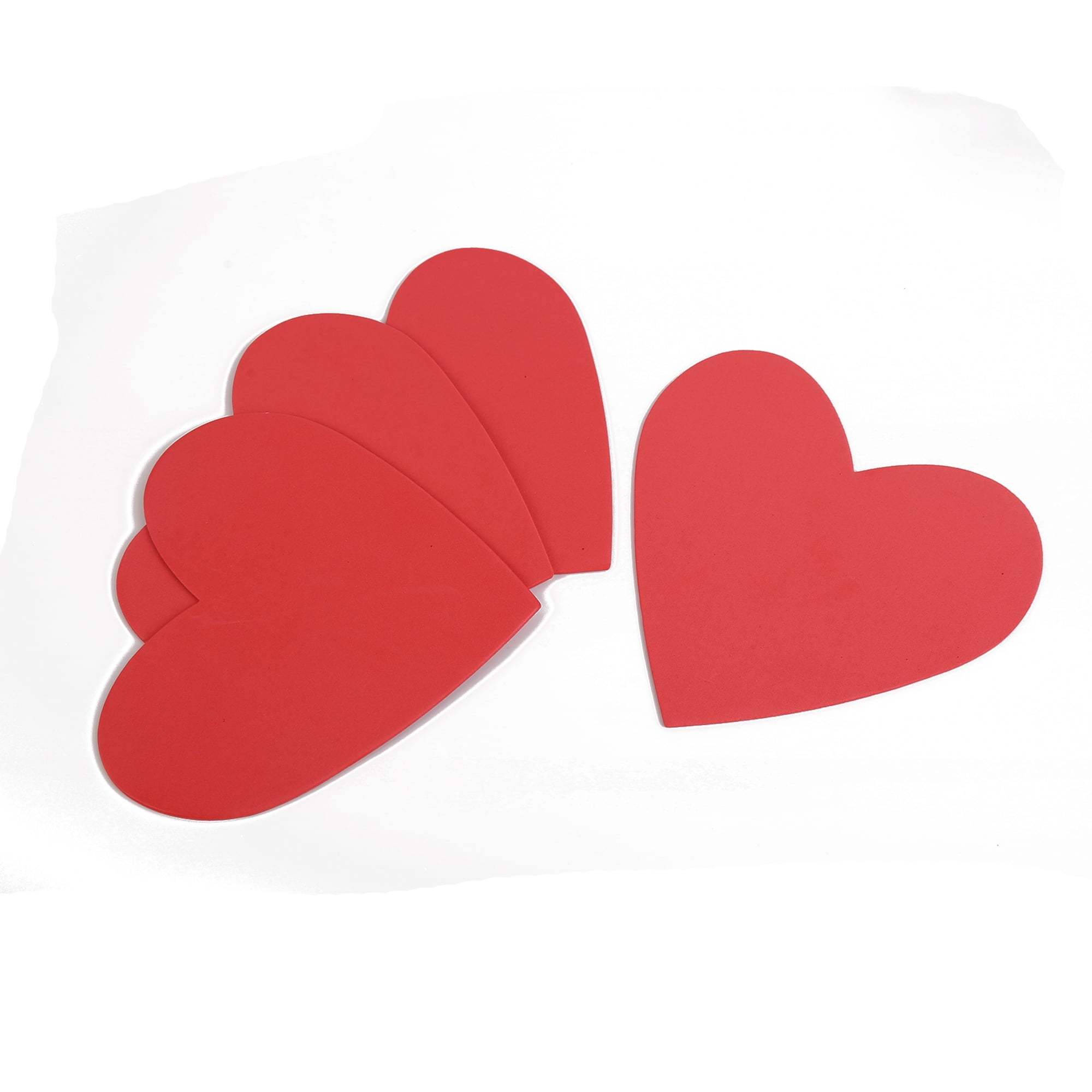 Way To Celebrate Foam Hearts Red, Party Favors, 10 Count, Red, EVA,  Valentine's Day, Home Decor 