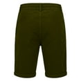 thumbnail image 4 of WQNVRNR Men's Corduroy Shorts- Casual Summer Button Pockets Sports Shorts Army Green Size S, 4 of 6