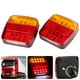 thumbnail image 4 of luces traseras de 12 V y 20 LED de doble color para remolque de camión (cubierta de lámpara roja y amarilla), 4 of 13