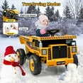 thumbnail image 3 of AKDSteel 12V Kids Ride On Dump Truck with Remote Control, Electric Dump Bed & Shovel, Construction Vehicle Ride On Toy with Spring Suspension, Music, LED Lights, 3 of 6