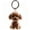 B, variant on Dog Hair Storage Keychain, Clear Puppy Shaped Pet Fur Keepsake Capsule Pendant, Portable Pet Hair Memorial Holder Key Ring, Sentimental Gift for Dog Lovers