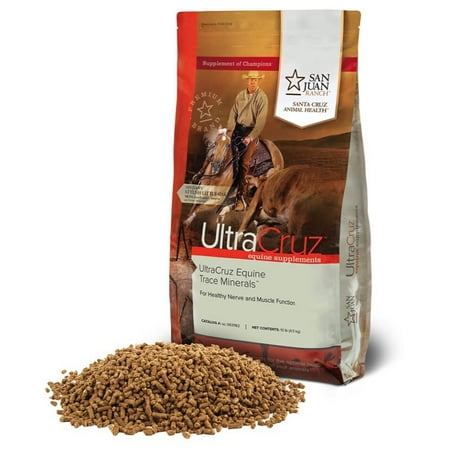 UltraCruz Equine Trace Minerals Supplement for Horses  10 lb  Pellet (40 Day Supply)