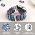 thumbnail image 3 of Pulsera Newlibery con cuentas de piedra natural para Apple Watch, 3 of 7