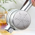 thumbnail image 4 of Powerful , 27x9.5cm Curve Design Hand Wash Masher Stainless Steel Stainless Steel Made for Household Use (Silver), 4 of 8