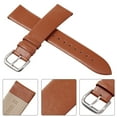 thumbnail image 4 of Gostoto Vintage Genuine Soft Leather Watch Strap With Silver Stainless Steel Buckle Watch Band Replacement Wrist Strap Watch Accessories 14mm 16mm 18mm 19mm 20mm, 4 of 7