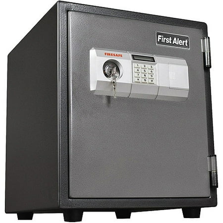 First Alert 1.9 cu. ft. Steel 1-Hour Fire and Anti-Theft Safe with Electronic Lock, 2118DF