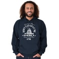 thumbnail image 5 of Liberty or Death Don’t Tread On Me Unisex Plus Size Hoodie Brisco Brands 4X, 5 of 6