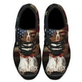 thumbnail image 2 of English Springer Spaniel Dog American flag Shoes Sneakers Black Size 6, 2 of 7