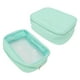 thumbnail image 2 of Estuche De Maquillaje, Bolsa De Maquillaje Portátil Impermeable 2 En 1 Bolsa Interna De Cuero De PU Verde Menta Suave Con Asa Para Viajar Para Lavar ANGGREK Otros, 2 of 8