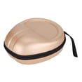 thumbnail image 3 of Caja de transporte a prueba de golpes para auriculares portátiles, estuche impermeable para almacenamiento de auriculares, EVA, oro rosa, 3 of 8