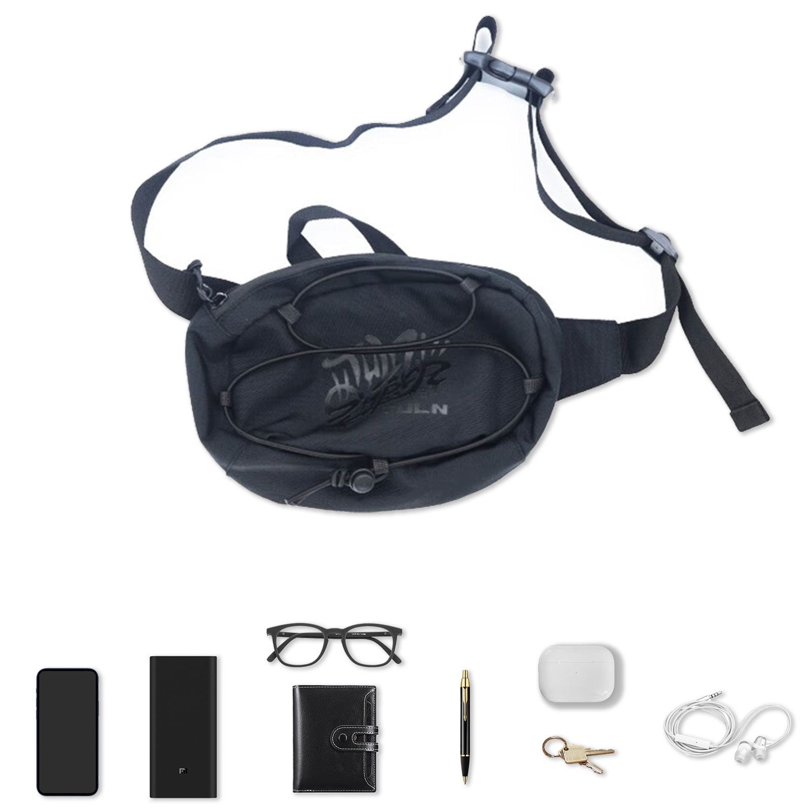 Egoelife Waterproof Fanny Packs for Women Men Small Belt Bag with Adjustable Strap Running Waist Pack Cross-body Traveling Hiking