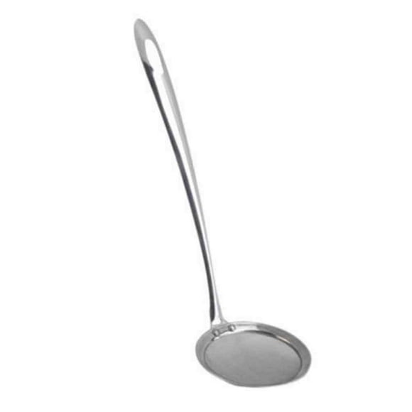 Écumoire en Acier Inoxydable Maille Chinoise Fine Louche en Acier Inoxydable Passoire Louche Outils de Cuisine Pratiques
