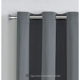 thumbnail image 3 of WPM Blackout Curtain Room Darkening Panels/Drapes for Living Room, Grey Thermal Insulated Grommet Bedroom Window Draperies&nbsp;45 inch, 3 of 3