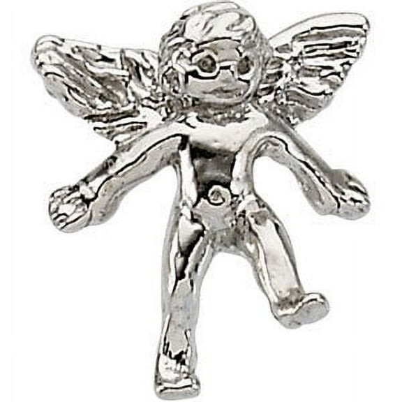 FB Jewels 14K Yellow Gold Angel Lapel Pin