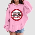 thumbnail image 5 of Girls Fashion Hoodies & Sweatshirts Patchwork Sweatshirts for Teen Girls Pullover Sweaters for Teen Girls Stretchy Tops for Girls 14-16 Pink, 100, 5 of 6