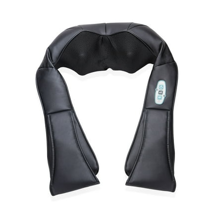 Shiatsu massager with heat, Use on head, neck, shoulder, back, leg, and foot. Suitable in car, office, and home