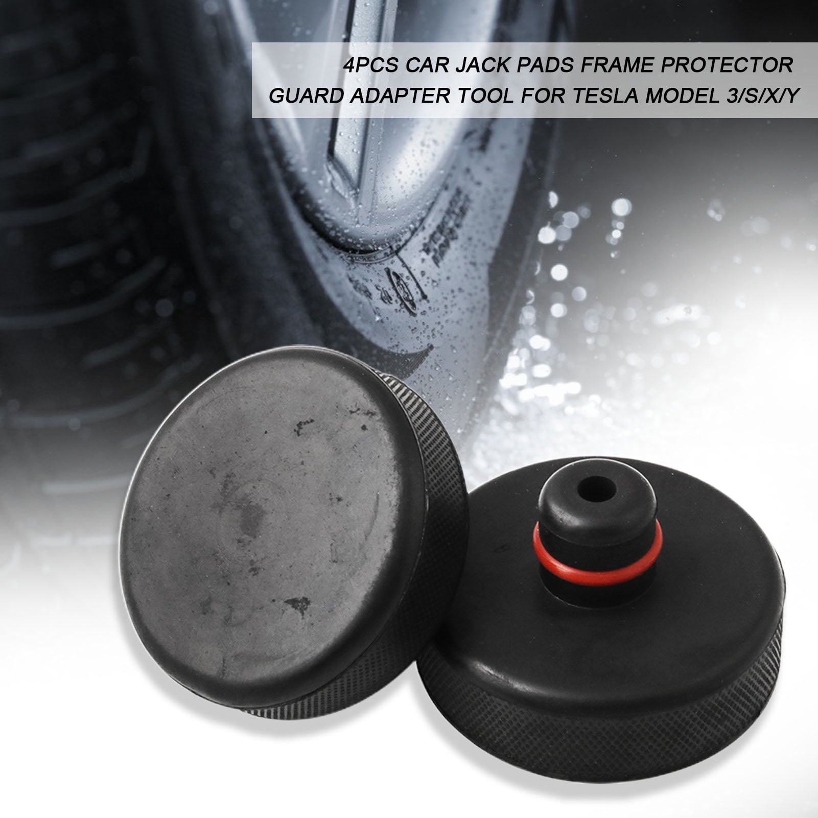 Car Jack Pad Lift Point Cover Adapter Safe Raise Tool Fit For Tesla Model 3/S/X Car Jack Pad Lift Point Cover Adapter Safe Raise Tool Fit For Tesla Model 3/S/X