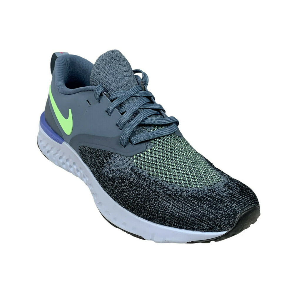 Nike - Nike Mens Odyssey React 2 Flyknit Shoes Armory Blue/Lime Black ...