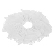 Worgeous Hair Scrunchies for Women White Lace 1Pcs for Women's Hairstyle Accessory