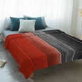 thumbnail image 4 of Red Black Ombre Blanket Soft Cozy Warm Throw Blanket for Couch, Plush Fuzzy Flannel Fleece Blankets for Sofa, Vintage Farmhouse Wooden Bed Blankets Lightweight Gifts for Women, 32"x48", 4 of 9