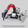 thumbnail image 7 of Transform Excavator Toys for Kids, 1/50 Scale Construction Vehicles Inertial Engineer Truck Toys for Boys Christmas Birthday Gifts(Orange), 7 of 7