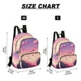 thumbnail image 2 of FORMRS Mini Backpack Purse for Women Travel Daypack Casual Shoulder Bag, Pixel Floating Hearts, 2 of 7