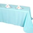 thumbnail image 4 of BalsaCircle 90" x 156" Polyester Rectangular Tablecloth Blue, 4 of 5