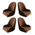 thumbnail image 1 of cubierta del ala del brazo inclinado Protector De La Cubierta De La Silla Del Respaldo Del Ala Del Color Sólido 4pcs Oficinas Barras Decoración Café Ligero cafe ligero Magideal cubierta del ala del brazo inclinado, 1 of 7