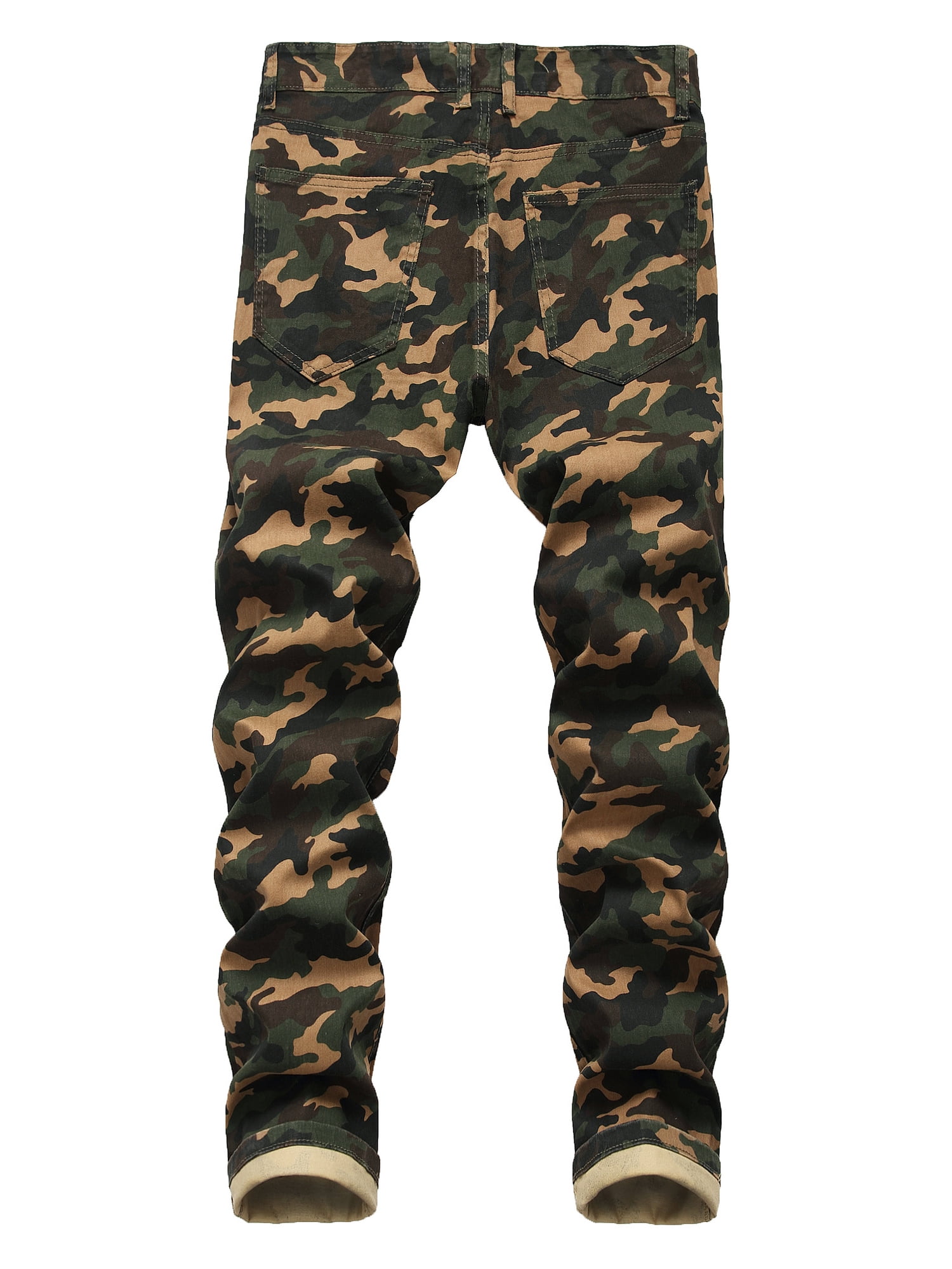 camouflage skinny fit jeans